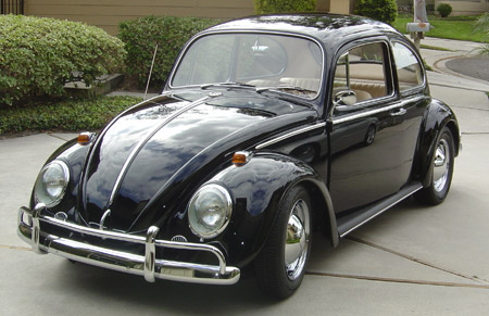 Re-Upholstered Volkswagen Bug